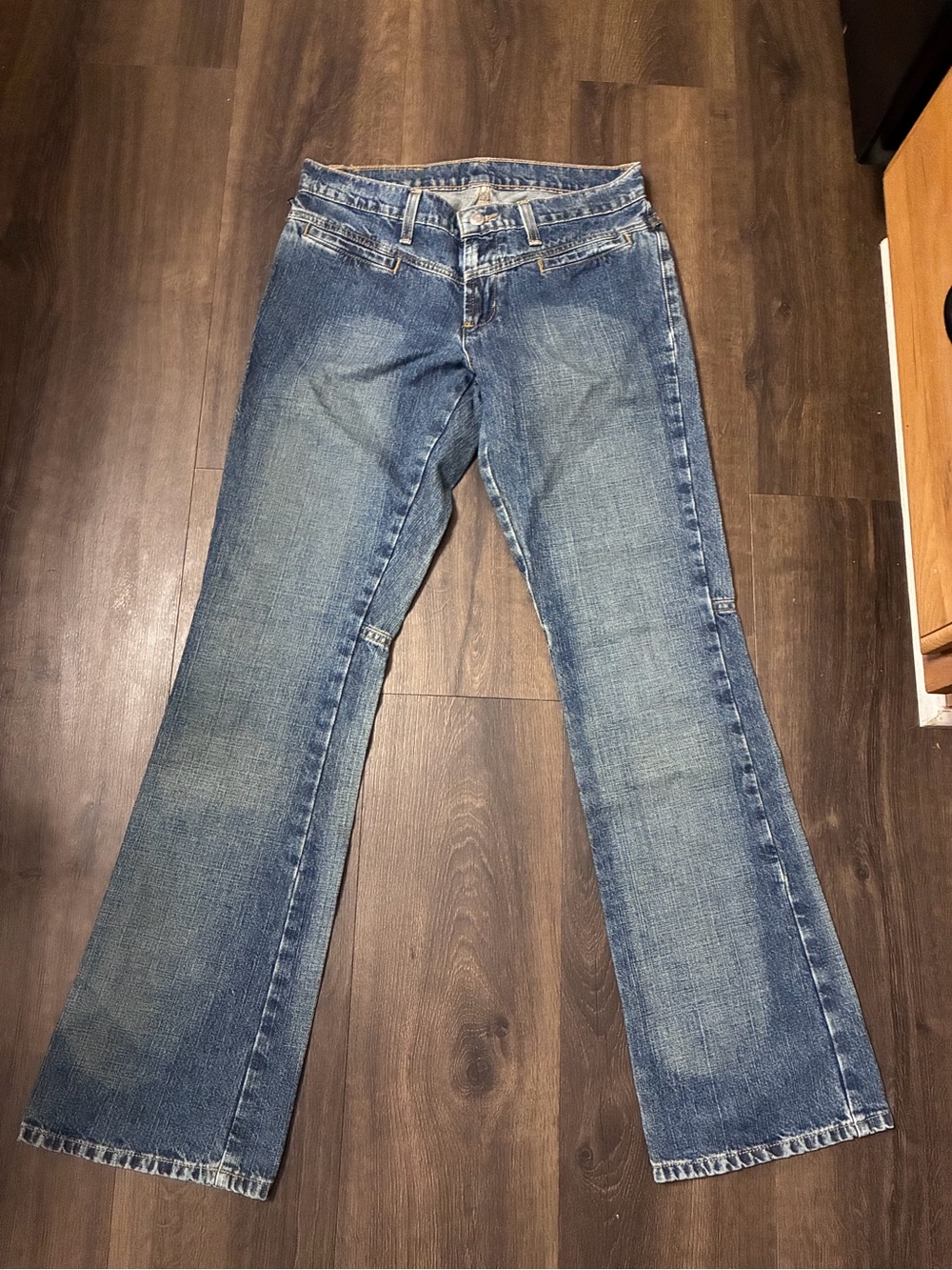 vintage polo jeans co ralph lauren women’s bootcut jeans size 4 - Picture 2 of 8